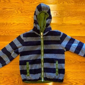 Hanna Anderson size 4 reversible hooded jacket